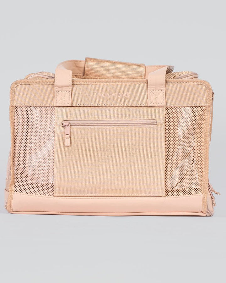 Beige Pet Travel Carrier