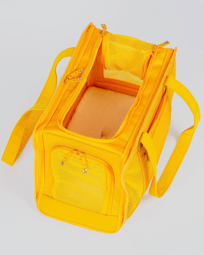 Sunburst Yellow Pet Travel carrier