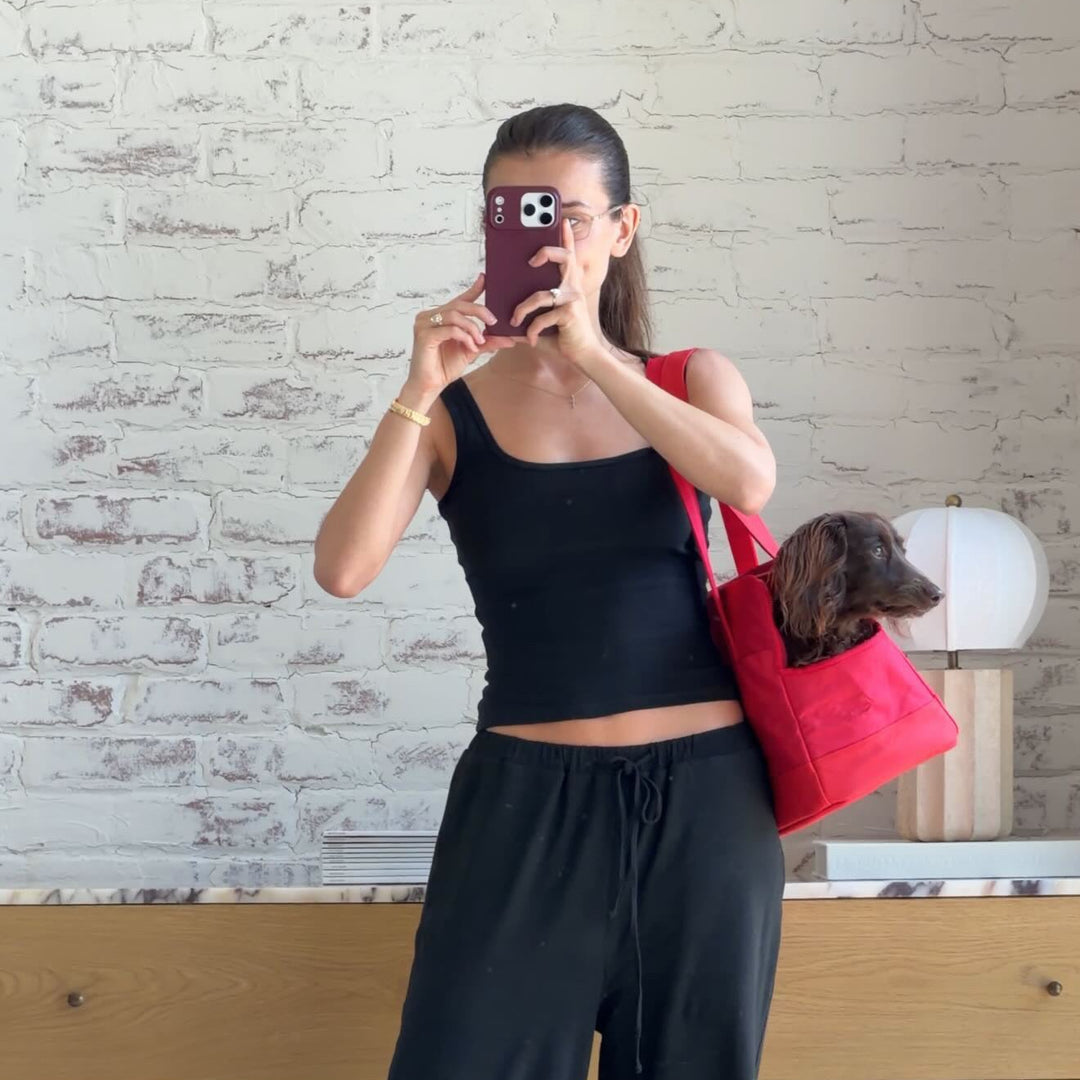 Rouge Berry Pet Tote Bag