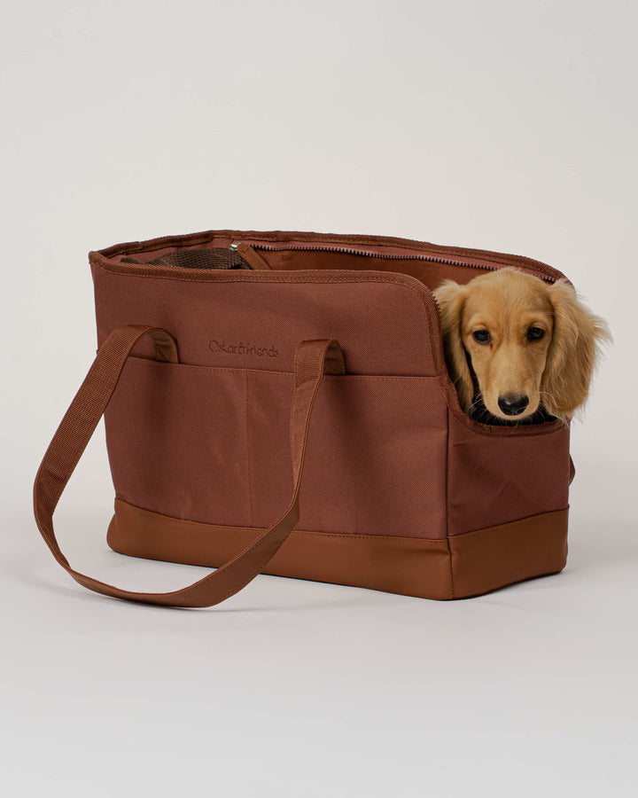 Chocolate Brown Pet Tote Bag