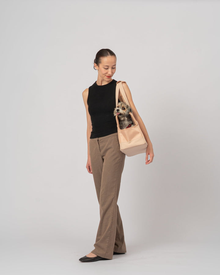 Beige Pet Tote Bag