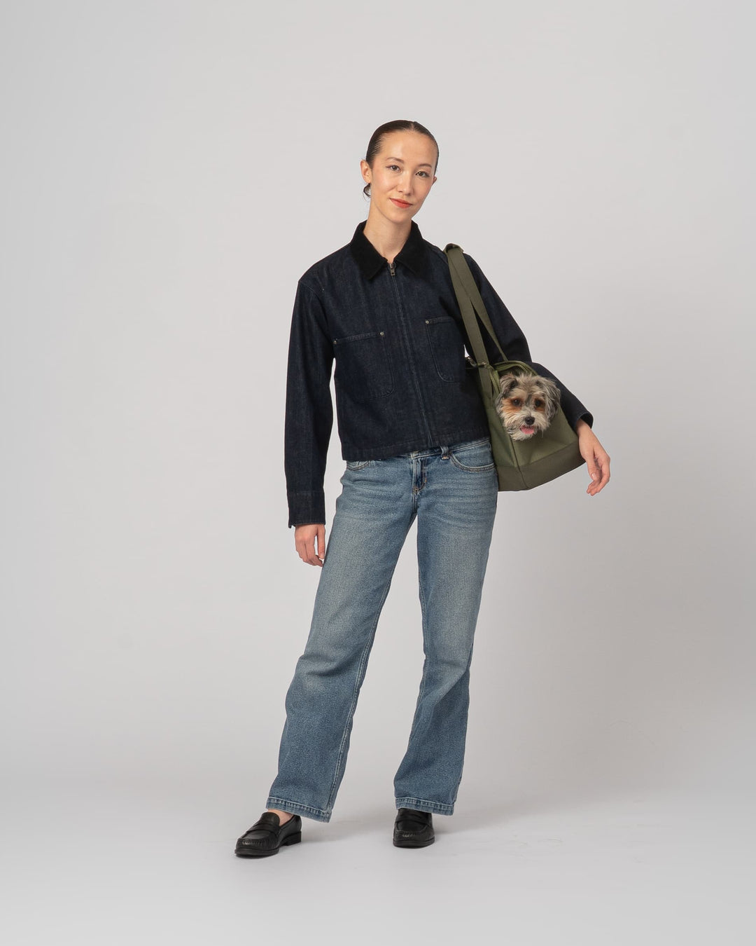 Olive Green Pet Tote Bag