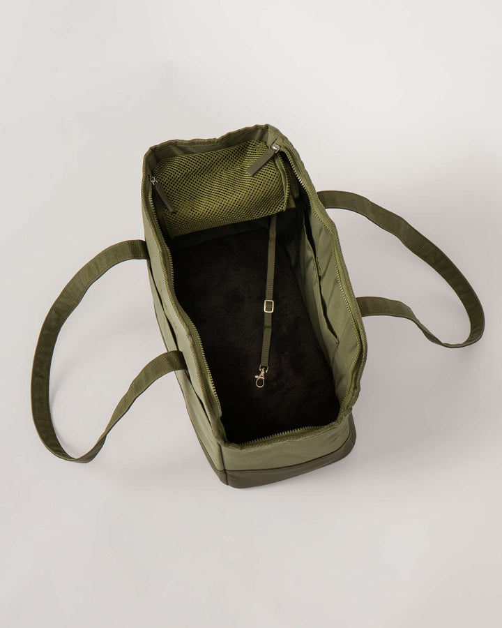 Olive Green Pet Tote Bag