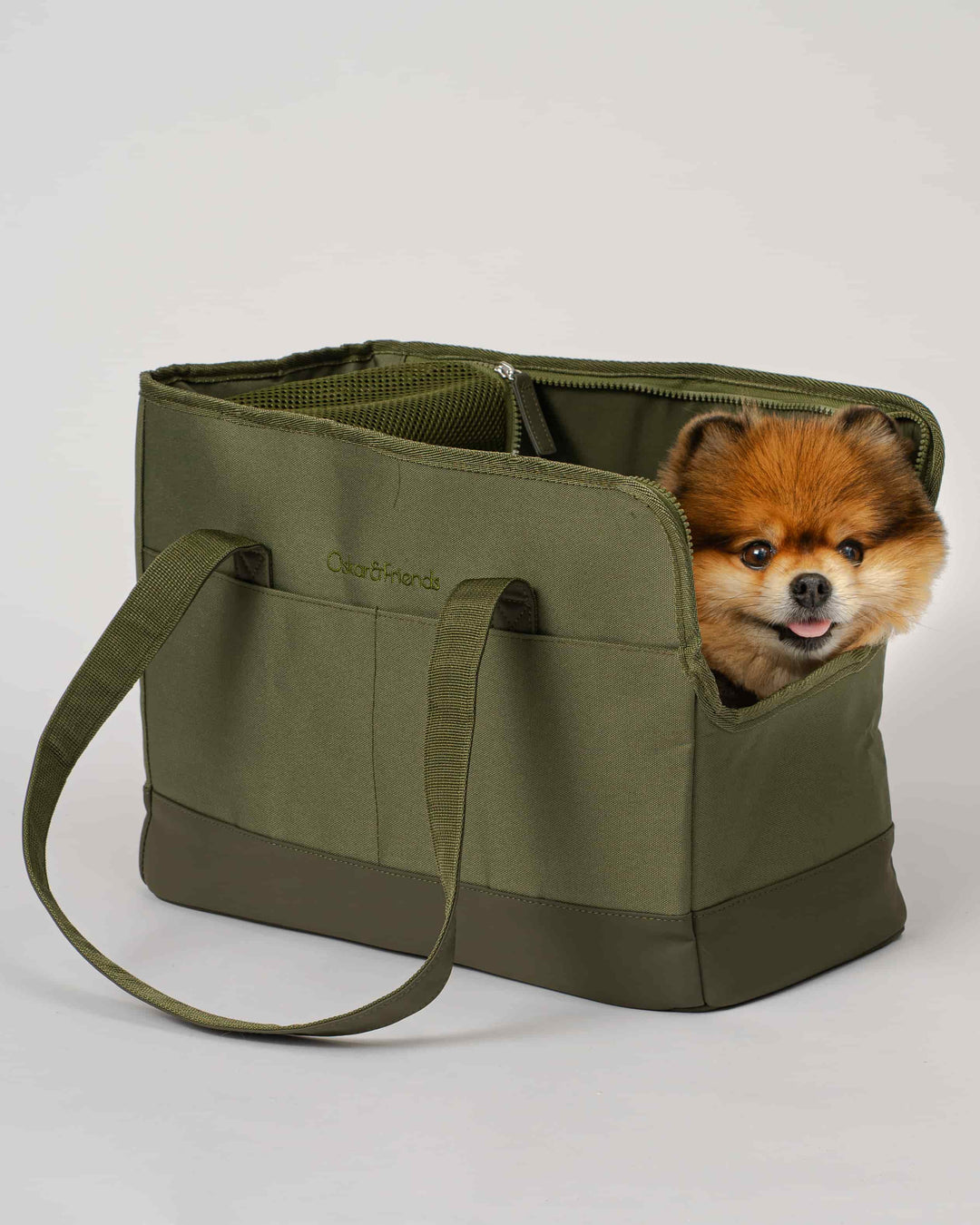 Olive Green Pet Tote Bag