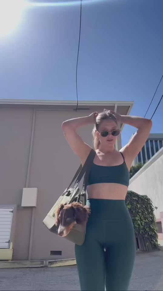 Olive Green Pet Tote Bag