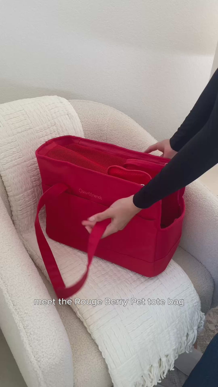 Rouge Berry Pet Tote Bag