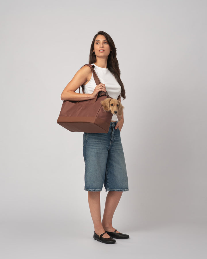Chocolate Brown Pet Tote Bag