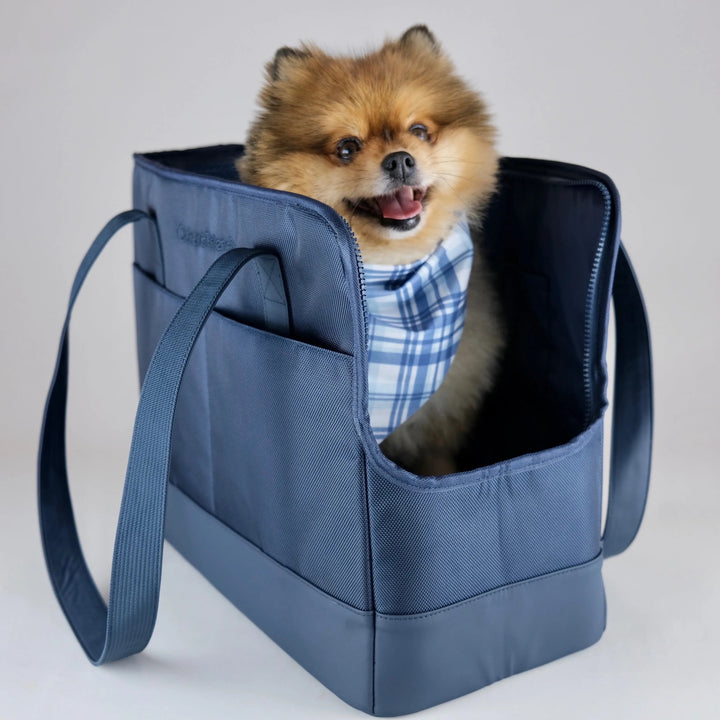 Navy Blue Dog Tote Bag Oskar&Friends