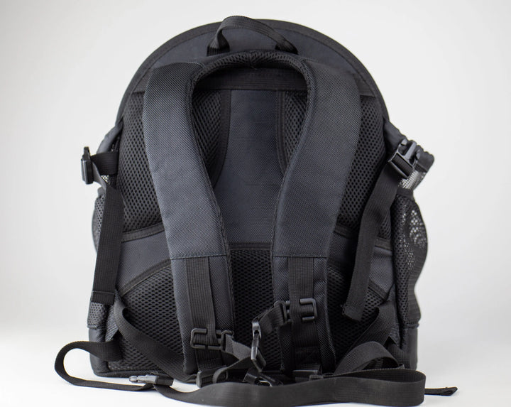 Premium All-Black Pet Backpack Oskar&Friends