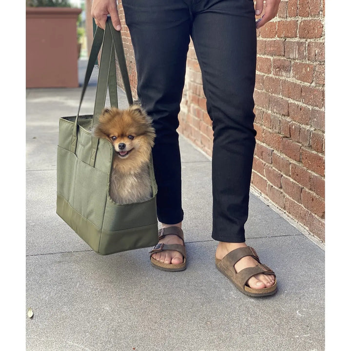 dog carrier for men, man dog purse