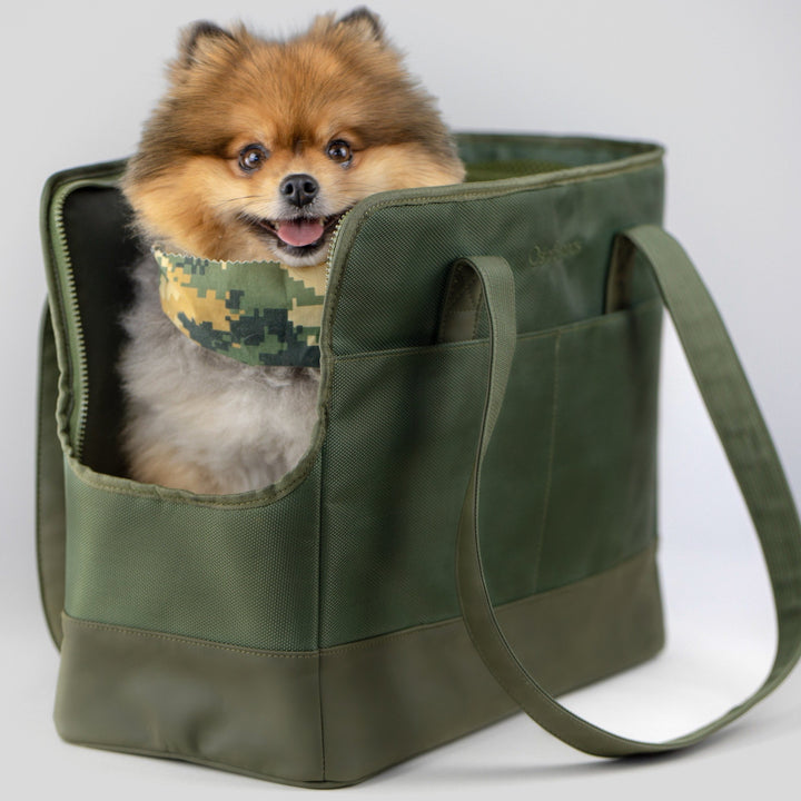 Olive Green Pet Tote Bag